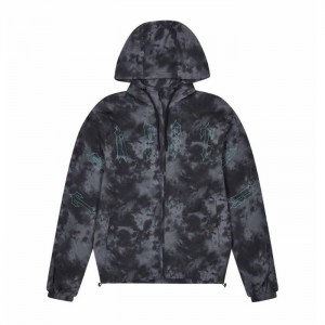 Férfi Trapstar Pigment Irongate Windbreaker Felsőruházat Fekete | Hungary UY24-026