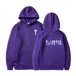 Férfi Trapstar T Pattern Pulcsi Lila | Hungary GX58-525