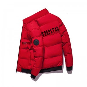 Férfi Trapstar Téli London Kabát Piros | Hungary DT30-345
