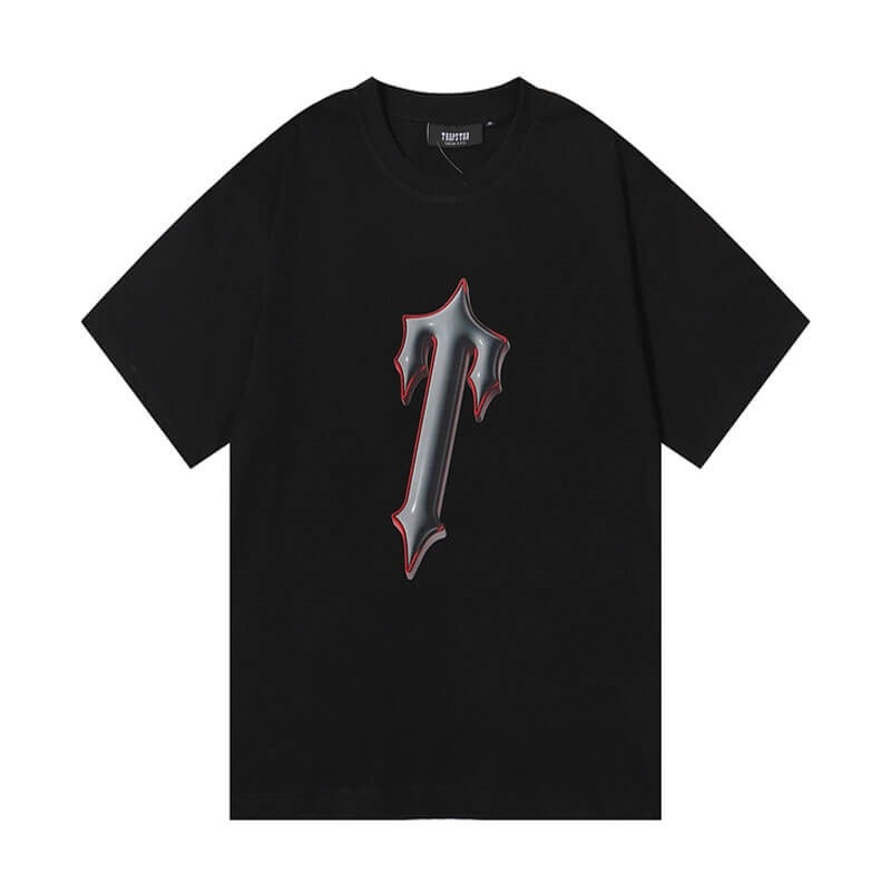 Férfi Trapstar Central Tee And Irongate Póló Fekete | Hungary OC63-852