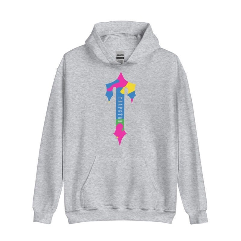 Férfi Trapstar Colorful Logo Rainbow Pulcsi Szürke | Hungary IT10-904
