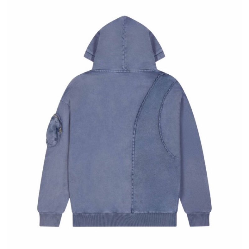 Férfi Trapstar Construct Hoodie Melegítő Kék | Hungary EU42-173