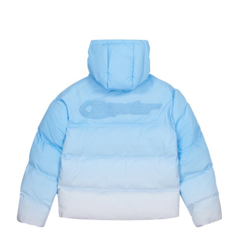 Férfi Trapstar Hyperdrive Technical Puffer Felsőruházat Kék | Hungary MA02-955