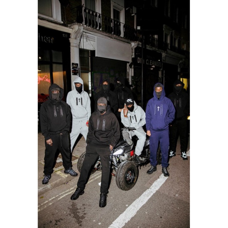 Férfi Trapstar Irongate T Trap Fleece Hoodie Melegítő Szürke | Hungary RV84-288
