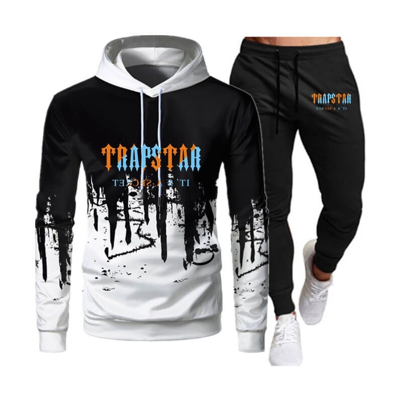 Férfi Trapstar It\'s a Secret Printed Logo Melegítő Fehér | Hungary BK10-548