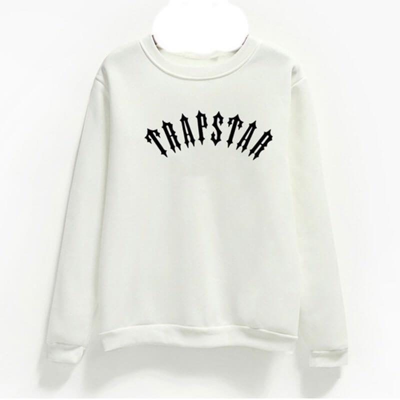 Férfi Trapstar Logo Pulóverek Fehér | Hungary IV10-685