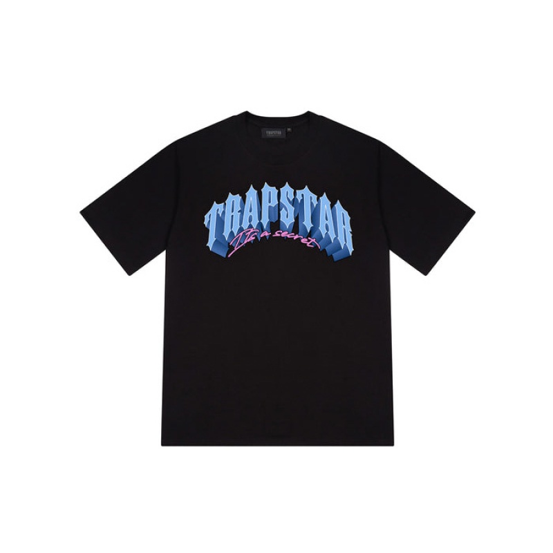 Férfi Trapstar Trap City Tee Póló Fekete | Hungary QK54-732