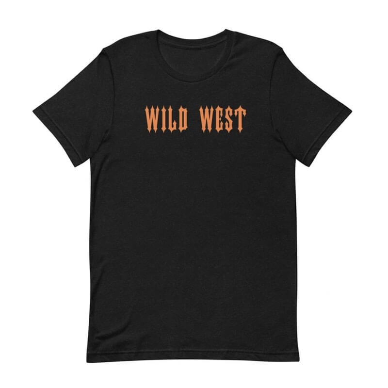 Férfi Trapstar Wild West Póló Fekete | Hungary OE81-491