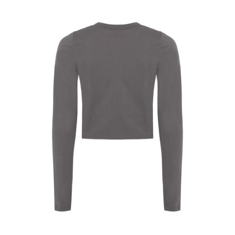 Női Trapstar Hyperdrive Cropped Long Sleeve Felső Szürke | Hungary JG91-428